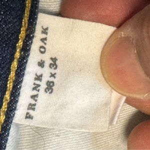 Frank & Oak Blue Denim Pants